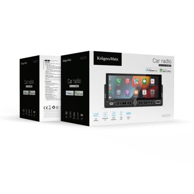 13. KRUGER&MATZ RADIO SAMOCHODOWE KM2017 CARPLAY/ANDROIDAUTO 1DIN