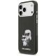 2. Etui Karl Lagerfeld IML Aquarelle Karl & Choupette & Logo MagSafe na iPhone 17 Pro Max - czarne