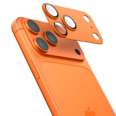 3. Szkło na obiektyw Spigen Optik Pro XL na iPhone 17 Pro Max - pomarańczowe