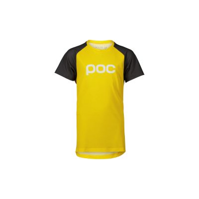 T-Shirt dziecięcy POC Y's Essential MTB Tee żółto szary