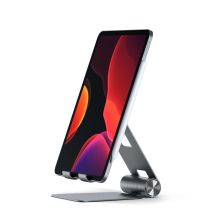 Satechi R1 Aluminum Hinge Holder Foldable Stand - aluminiowa składana podstawka do MacBook/iPad (space gray)