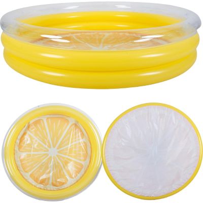 3. BASEN DZIECIĘCY 3- PIERŚCIENIOWY LEMON 148x30CM 51649