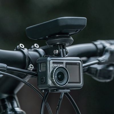 9. Uchwyt rowerowy Wozinsky WUG-01B na licznik Garmin na kierownicę na kamerkę lampkę - czarny