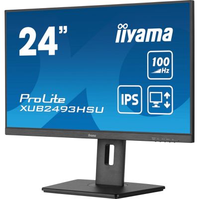 11. Monitor LED Iiyama ProLite XUB2493HSU-B7 - 24 - Płaski ekran - 60,5 cm