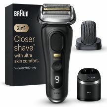 Braun Series 9 Pro+ 9590cc Wet & Dry Golarka foliowa Przycinarka Czarny