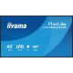 16. Płaski ekran iiyama LH4364UHS-B1AG 43 cale LCD UHD - 109,2 cm