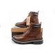 10. Wrangler Nevada buty męskie sztyblety trzewiki eleganckie modne sznurowane brązowe