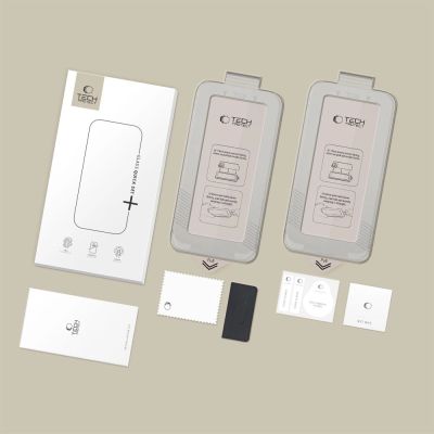 7. Szkło hartowane Tech-Protect Quick Set+ 2-Pack na Samsung Galaxy S26 - czarne