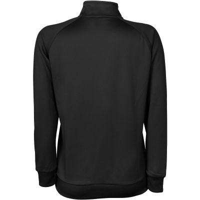 Bluza piłkarska Joma Combi Faraon przeznaczona dla mężczyzn, posiada ściagacze przy rękawach oraz u dołu bluzy, luźny krój, kołnierz ze stójką oraz zamek 1/2, kolor czarny