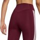 5. Legginsy damskie adidas Optime Essentials Workout 3-Stripes 7/8 bordowe KT3772