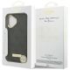 8. Etui Guess 4G Logo Plate MagSafe na iPhone 17 - czarne