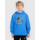 3. Bluza dresowa loose z kapturem chłopięca 4F 4FJRSS26TSWSM2814-33S