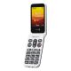 Doro Leva L20 7,11 cm (2.8") 132 g Czarny, Biały Telefon funkcjonalny