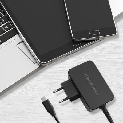 5. QOLTEC ŁADOWARKA GAN POWER PRO | 1XUSB-C | 65W | 5-20V | 3-3.25A | CZARNA