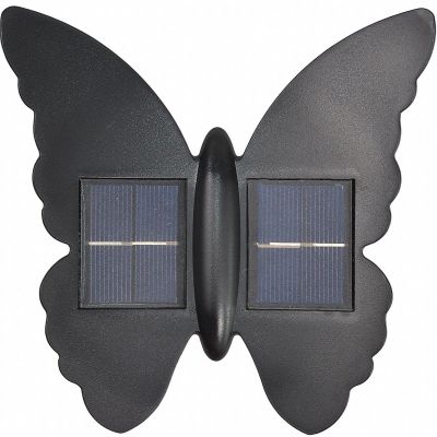 LAMPA SOLARNA ŚCIENNA MOTYL 2LED