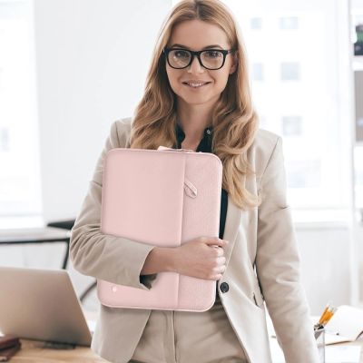 12. Torba Tech-Protect Sleeve na laptopa 13-14 - różowa