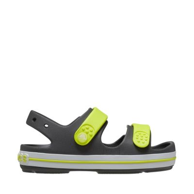 Sandały dla dzieci Crocs Crocband Cruiser grafitowo-żółte 209423 1NJ 32-33