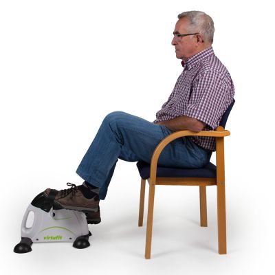 24. VIRTUFIT V3 ROWER STACJONARNY NA KRZESŁO / TRENAŻER ROWEROWY Z UCHWYTEM I KOMPUTEREM