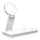 4. Ładowarka indukcyjna Tech-Protect QI15W-A47 MagSafe 3w1 + kabel USB-C - biała