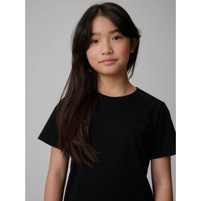 4. T-shirt regular gładki dziewczęcy 4F 4FJRMM00TTSHF3553-20S