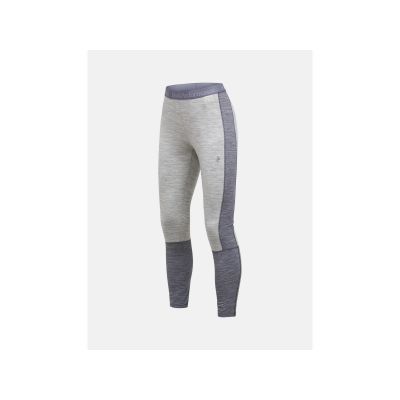 2. Spodnie Termiczne PEAK PERFORMANCE Magic 7/8 Long Johns Wool-blend Baselayer Women szary