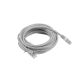 LANBERG PATCHCORD KAT.6 FTP 10M SZARY FLUKE PASSED