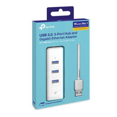 4. TP-Link UE330 stacja dokująca Przewodowa USB 3.2 Gen 1 (3.1 Gen 1) Type-A Biały
