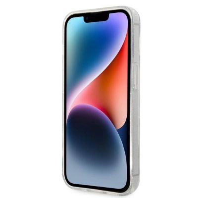 5. Etui Karl Lagerfeld Glitter Karl&Choupette na iPhone 14 Plus - przezroczyste