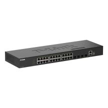 D-Link DGS-1530-28/E przełącznik sieciowy Zarządzany L2 Gigabit Ethernet (10/100/1000) Czarny