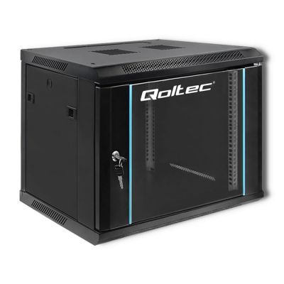 6. Szafa RACK 19" 9U 600 x 500 x 450 Czarna Wisząca