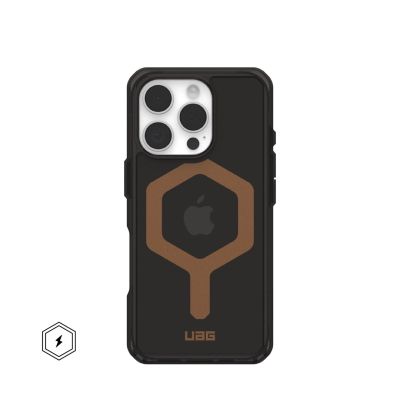 UAG Plyo Magsafe - obudowa ochronna do iPhone 16 Pro kompatybilna z MagSafe (black/bronze)