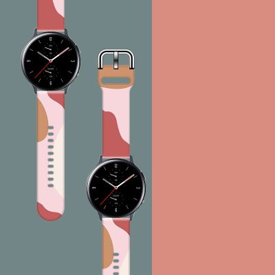 3. Pasek Strap Moro do Samsung Galaxy Watch 45 / 46 / 47 mm silikonowa bransoletka opaska do zegarka - wzór 12