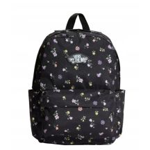 Plecak szkolny Vans Old Skool Classic Backpack 22L Czarny kwiaty kwiatki - VN000H56HTL