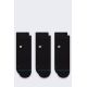 Skarpety Stance Icon Quarter 3 Pack - black
