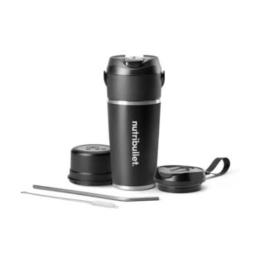 8. Blender Nutribullet | NBP016B | Osobisty | Materiał słoika Stal nierdzewna | Pojemność słoika 0,59 L | Czarny