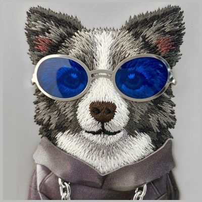 6. Etui Nimmy Glasses Cool nag na iPhone 17 - szare