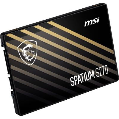 2. Dysk SSD MSI SPATIUM S270 SATA 2.5” 480GB