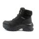 2. Lee Cooper buty sportowe damskie zimowe trekkingowe ocieplane czarne sznurowane