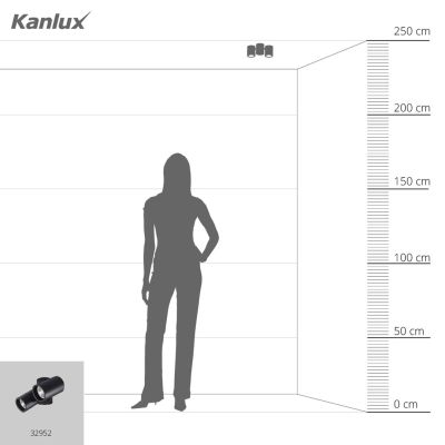 8. Kanlux S.A. 32952 oświetlenie sufitowe GU10
