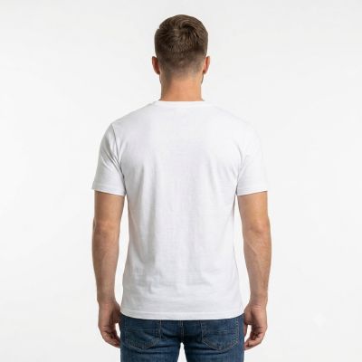 4. Koszulka uniwersalna Wood Wood Ace T-shirt White/Green Print - 10135701-2222-18