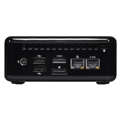 4. Asrock 4x4 BOX-5400U Wielkość PC 0.6L Czarny FP6 2,6 GHz
