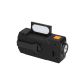 17. Extralink RADIO AWARYJNE SOLARNE Z KORBKA DYNAMO POWERBANK 4000MAH Z LATARKA SOS SR-4000 Przenośny Analogowy Czarny, Pomarańczowy