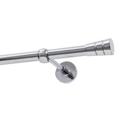 KARNISZ POJEDYNCZY FI 19 MM  CHROM 240 CM STOŻEK  KOWALSKI