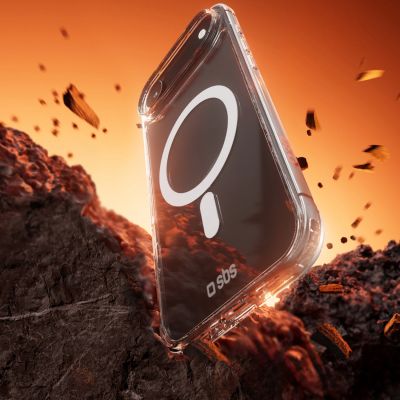 3. Etui SBS Extreme Mag z technologią D3O na iPhone 17 Air - przezroczyste