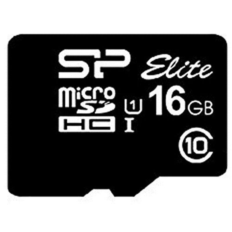 5. Karta pamięci Silicon Power microSDHC Elite 16GB CL10 UHS-1 (U1) + ADAPTER microSD-SD (SP016GBSTHBU1V10SP)
