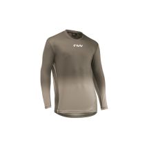 Koszulka rowerowa NORTHWAVE Edge 2 Jersey L/s brązowa