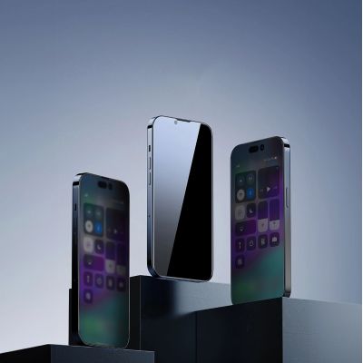 10. Baseus Privacy szkło hartowane do iPhone 14 Pro na cały ekran 0.4mm prywatyzujące filtr Anti Spy + zestaw montażowy