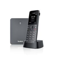 Yealink W73P Bezprzewodowy Telefon IP Mobilny Szary 1,8 Calowy Wyświetlacz 100 Pozycji Książki Telefonicznej