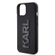 6. Etui Karl Lagerfeld 3D Rubber Glitter Logo na iPhone 15 - czarne