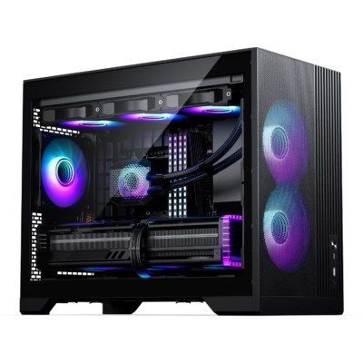 7. Obudowa PC PHANTEKS XT M3, Mini Obudowa, mATX, RGB, Szkło hartowane - w tym 3x wentylatory 120 mm, czarne